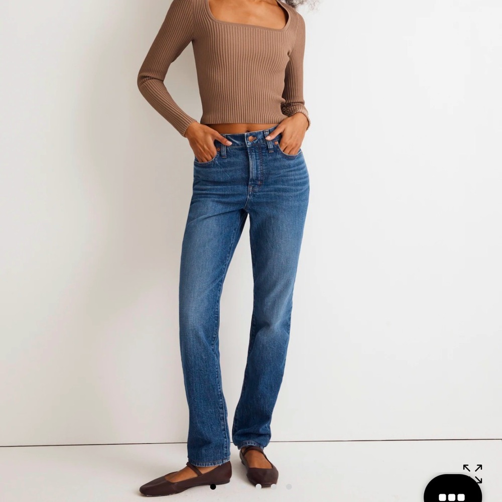 Madewell the perfect vintage jeans size 24. Color Decatur wash